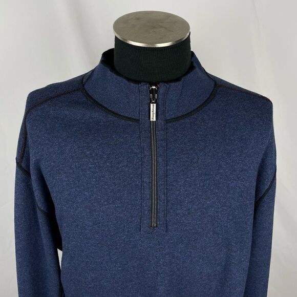 Tommy Bahama Reversible 100% Cotton Knit Sweater - Mens XL - Picture 4 of 13